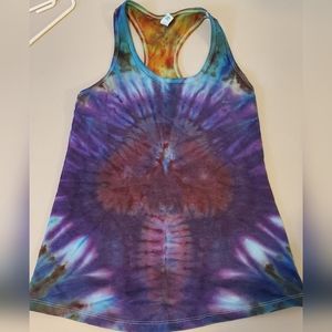 Women's Tie dyed Racerback tank